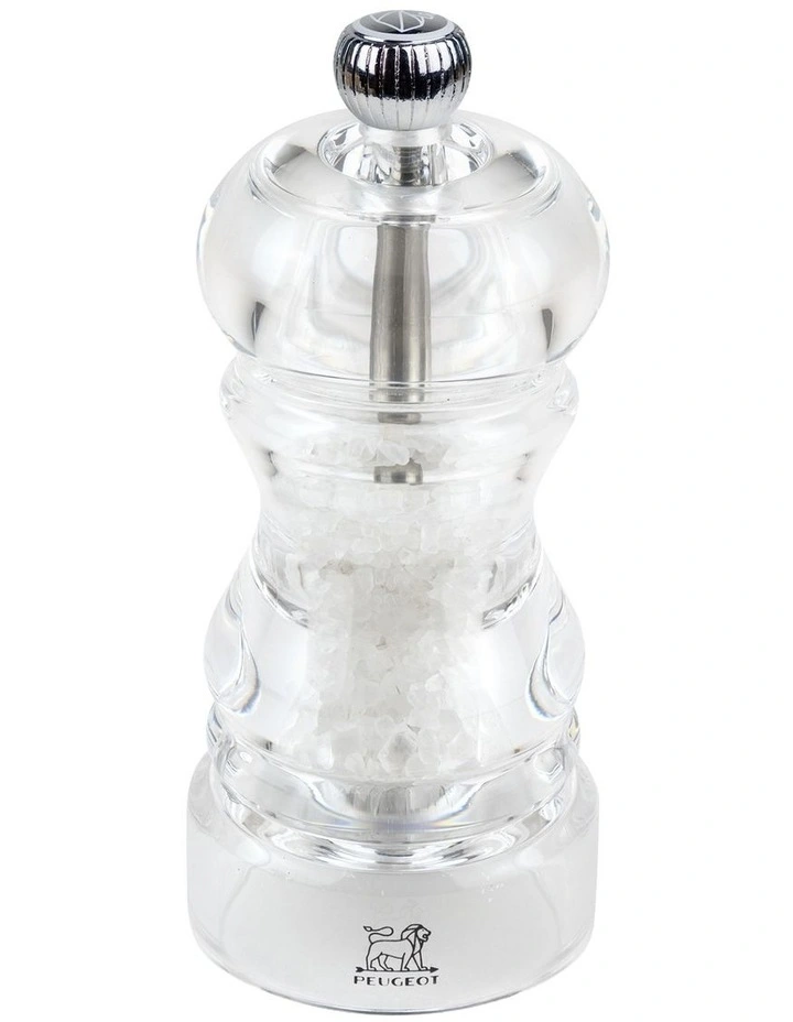 Acrylic Salt Mill 12cm in Clear image 1