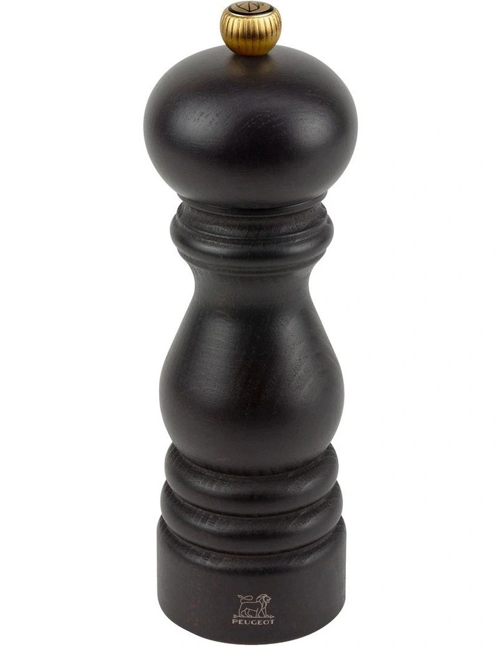 Pepper Mill 18cm in Chocolate Beechwood image 1