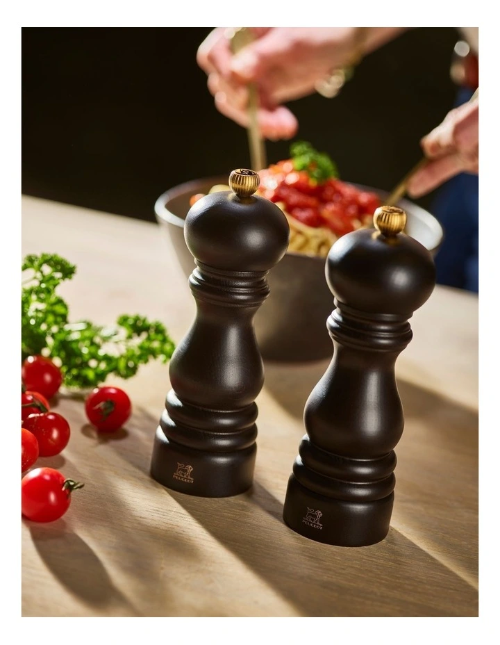 Pepper Mill 18cm in Chocolate Beechwood image 3