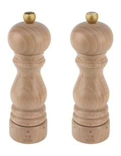 U Select Zirlion Duo Pepper And Salt Mill 18cm in Natural Beechwood