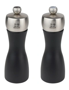 Salt And Pepper Mill Duo 15cm in Black