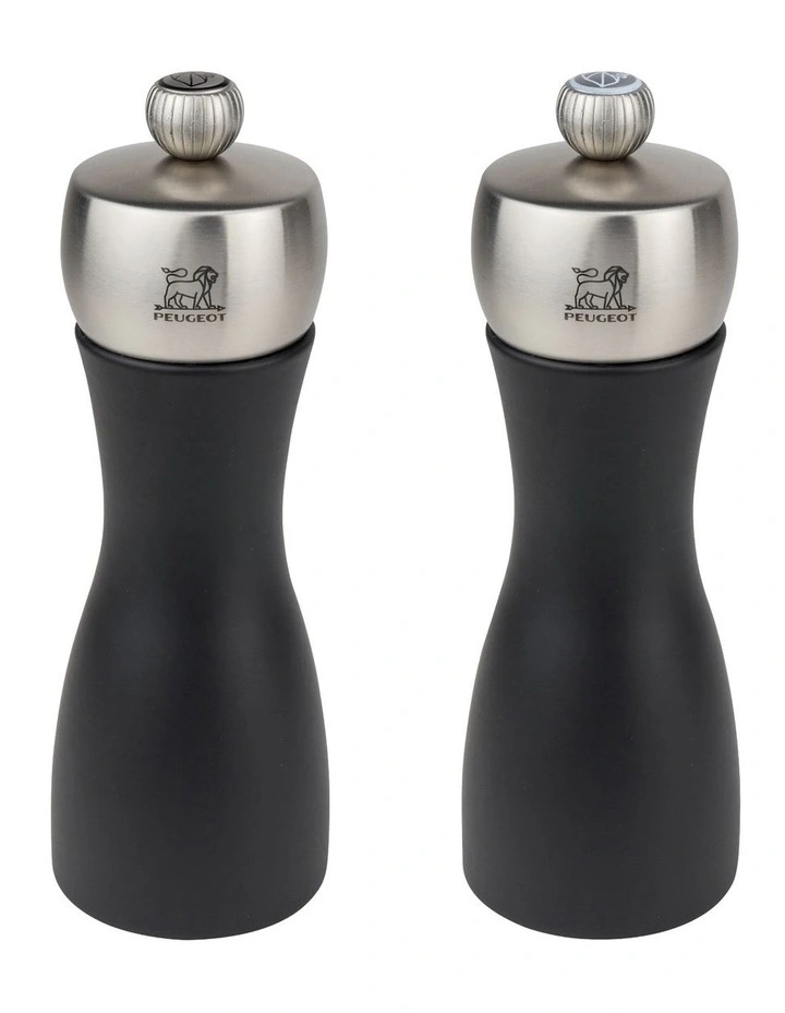 Salt And Pepper Mill Duo 15cm in Black image 1