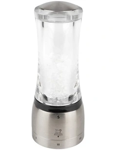 u'Select Salt Mill 16cm in Silver