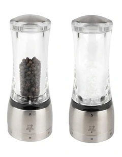 u'Select Salt And Pepper Mills Duo 16cm in Silver