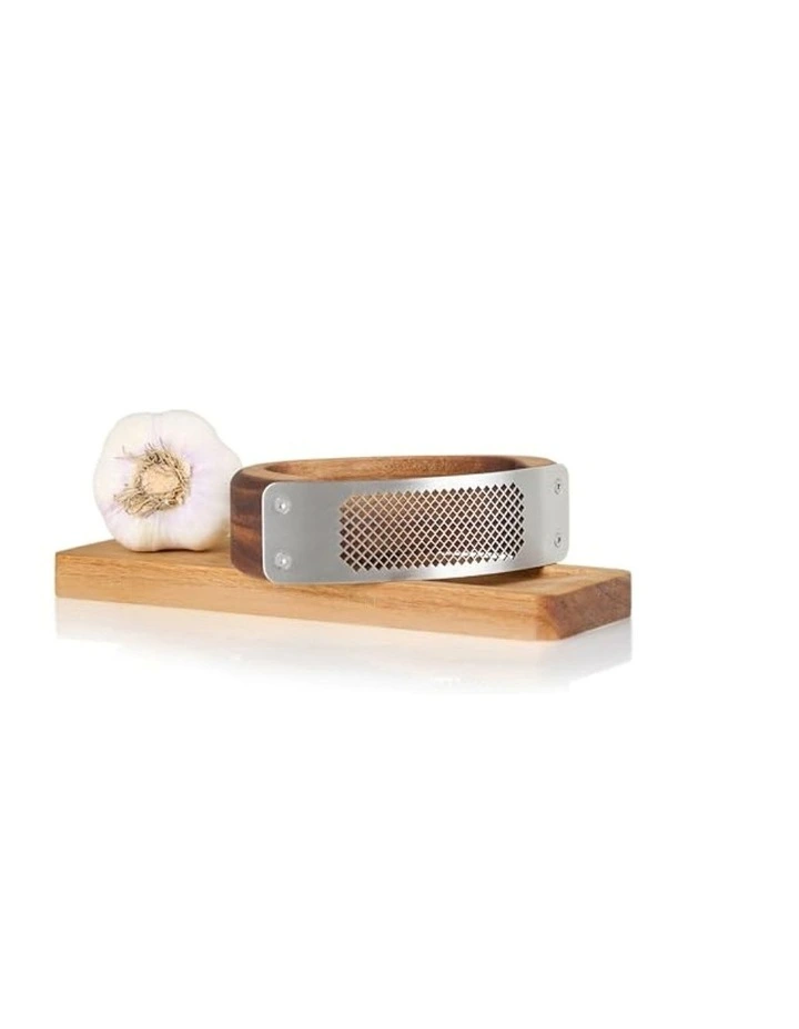 RoccaAlio Garlic press with chopping board image 3