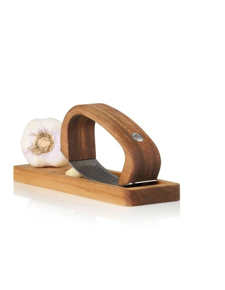 RoccaAlio Garlic press with chopping board image 5