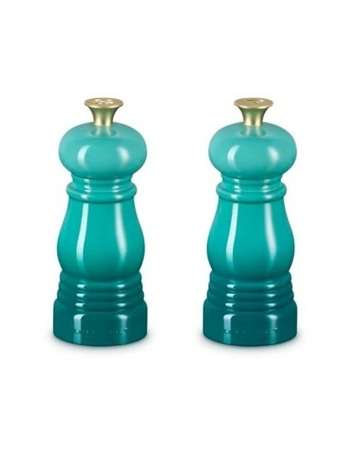 Mill Salt & Pepper Set 12cm in Bleu Riveria image 1