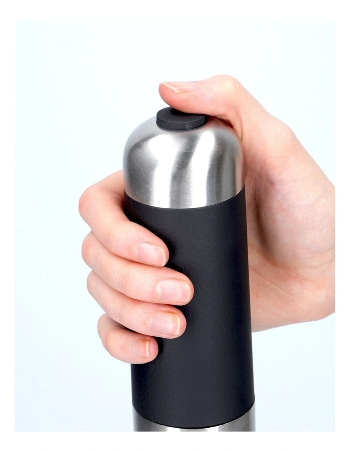Hudson Electric Salt and Pepper Mill 22cm in Silver image 3