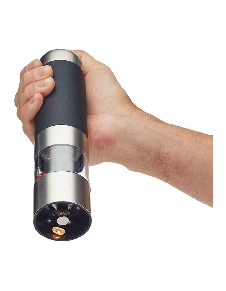 Hudson Electric Salt and Pepper Mill 22cm in Silver image 4