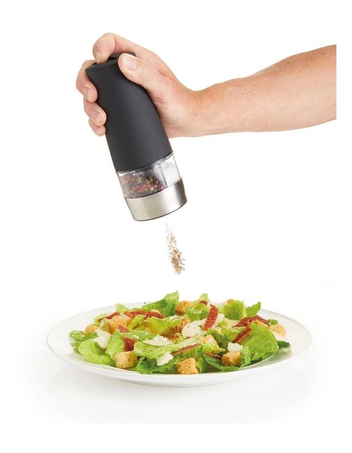 Hudson Electric Salt and Pepper Mill Set 17cm in Black image 3