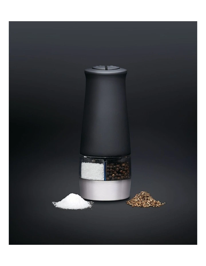 Hudson Electric Salt and Pepper Mill Set 17cm in Black image 5