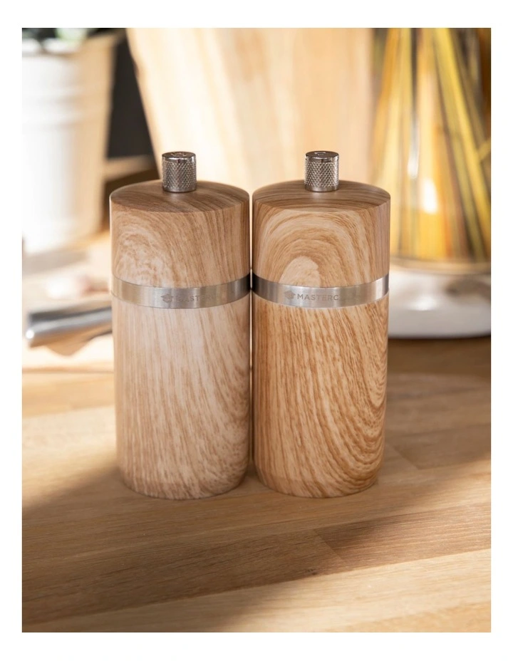 Salt and Pepper Mill Beech 12cm in Natural image 3