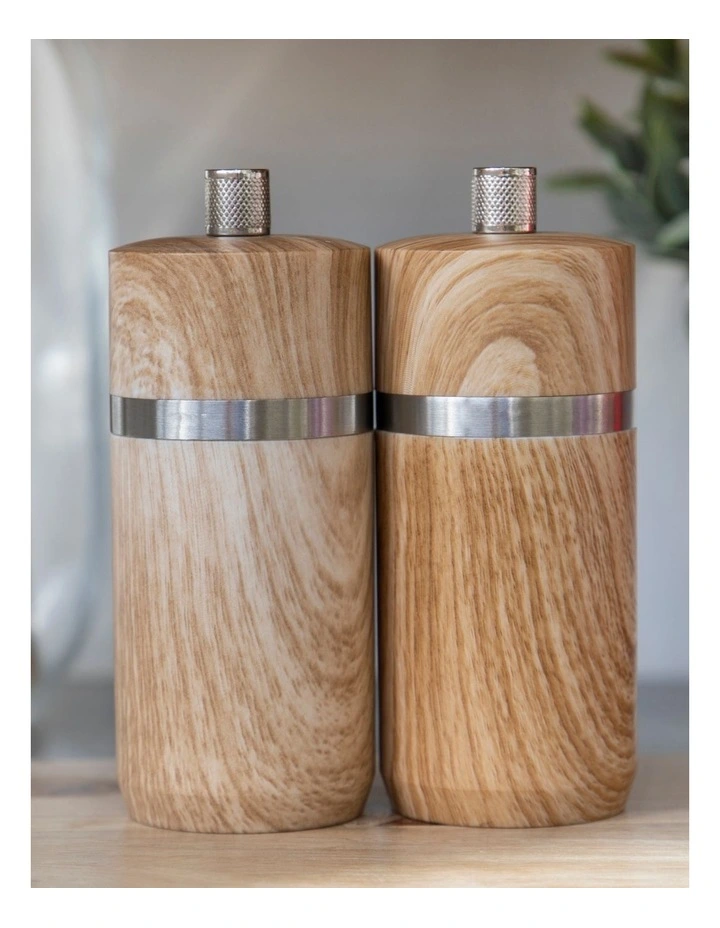 Salt and Pepper Mill Beech 12cm in Natural image 4