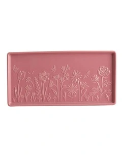 The Meadow Rectangle Platter 30 x 15 x 2cm in Pink