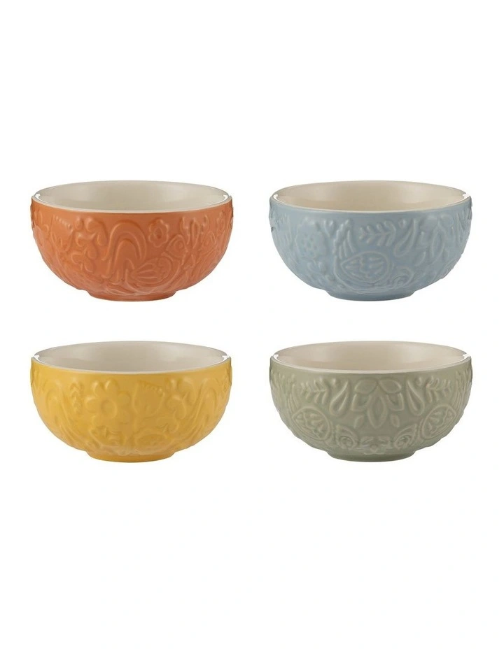 Home To Roost Preps Bowls Set of 4 175ml in Multi image 1