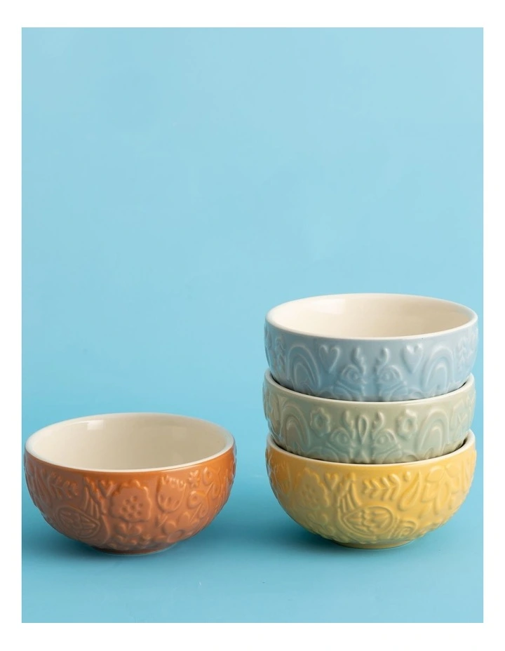 Home To Roost Preps Bowls Set of 4 175ml in Multi image 6