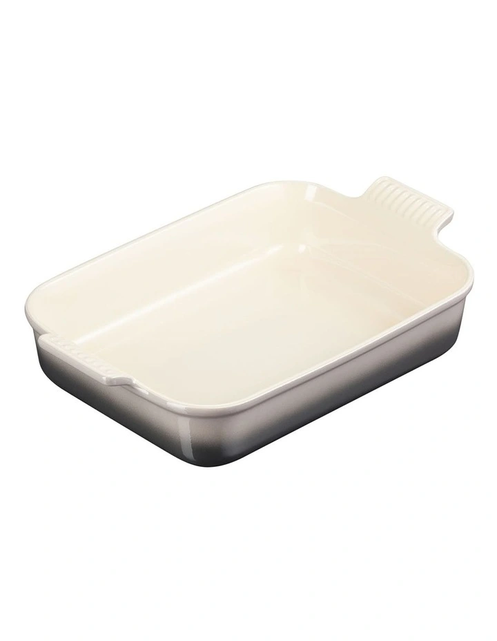 Heritage 32cm Rectangular Deep Dish Flint image 1