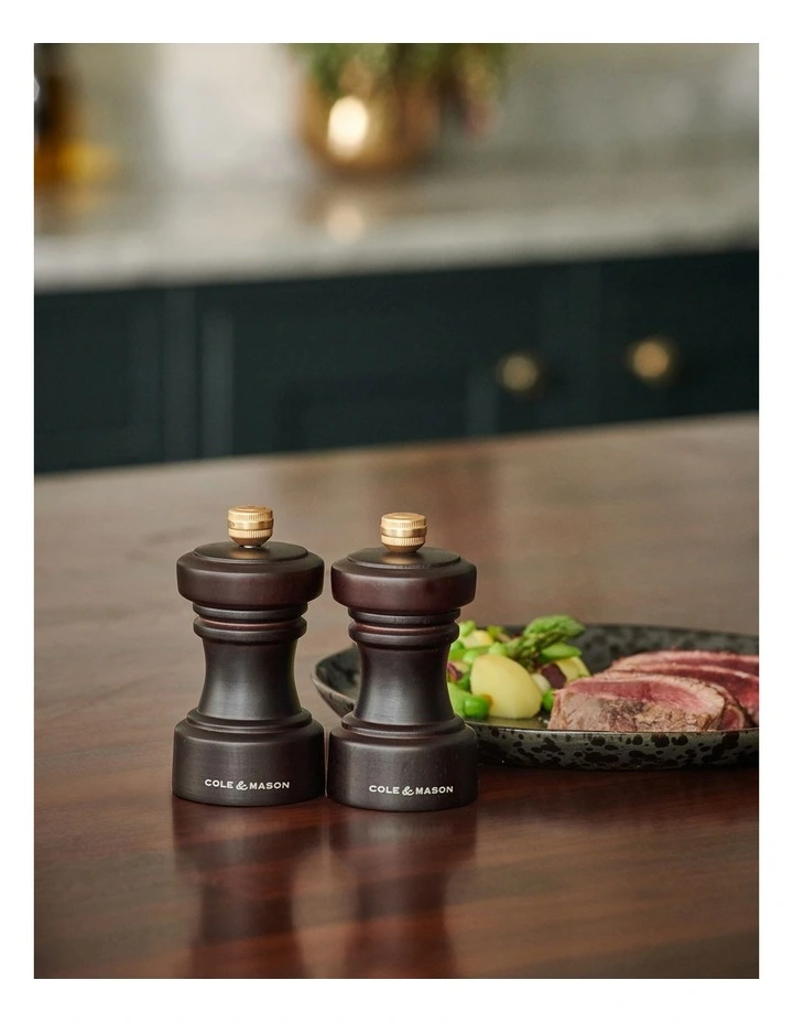 Hoxton Salt Mill 10.4cm in Chocolate Wood image 4