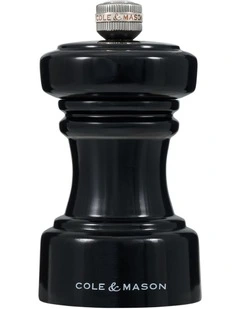 Hoxton Salt Mill 10.4cm in Black Gloss
