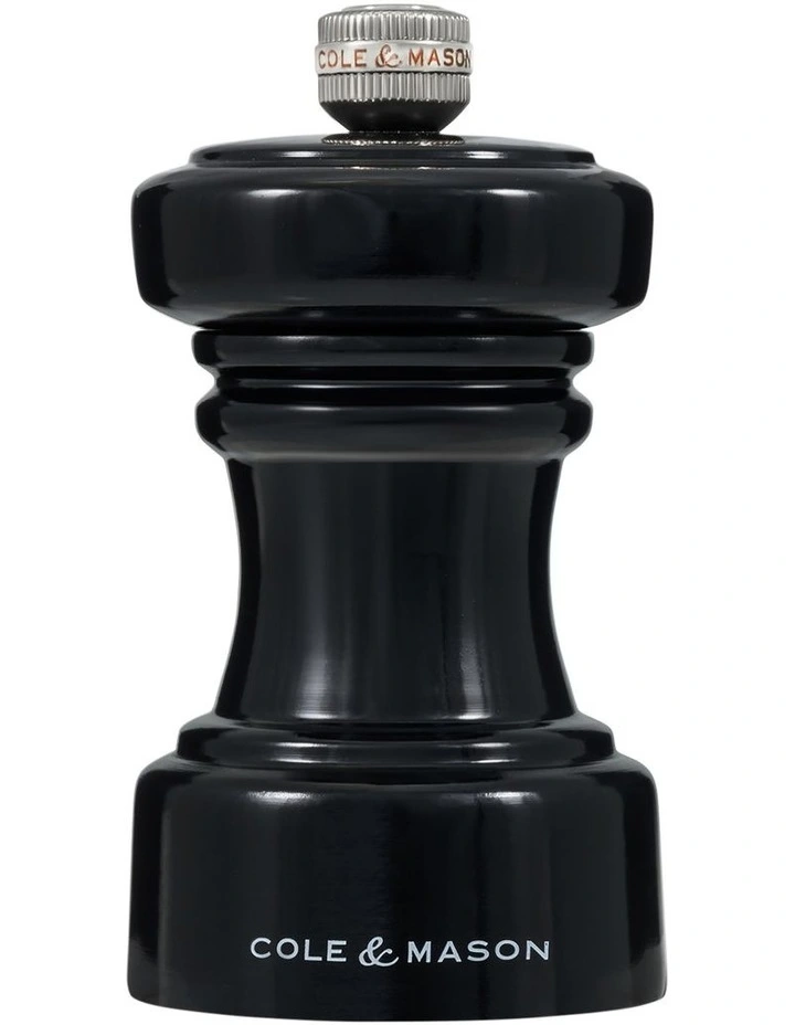 Hoxton Salt Mill 10.4cm in Black Gloss image 1