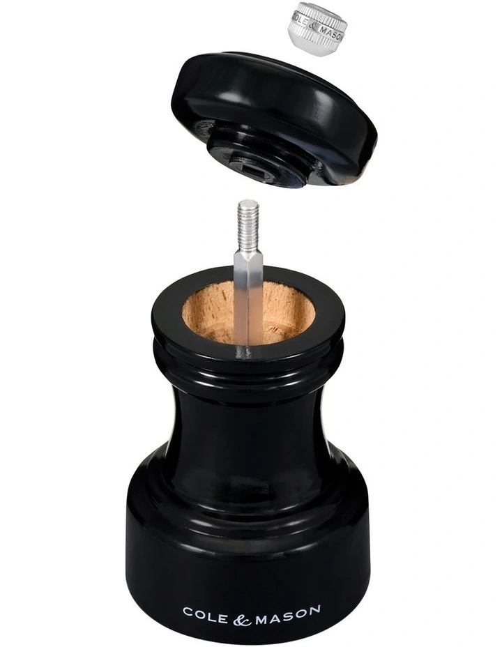 Hoxton Salt Mill 10.4cm in Black Gloss image 2