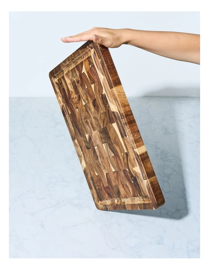 End Grain Cutting Board with Juice Groove 50.5x36x3.3cm image 4