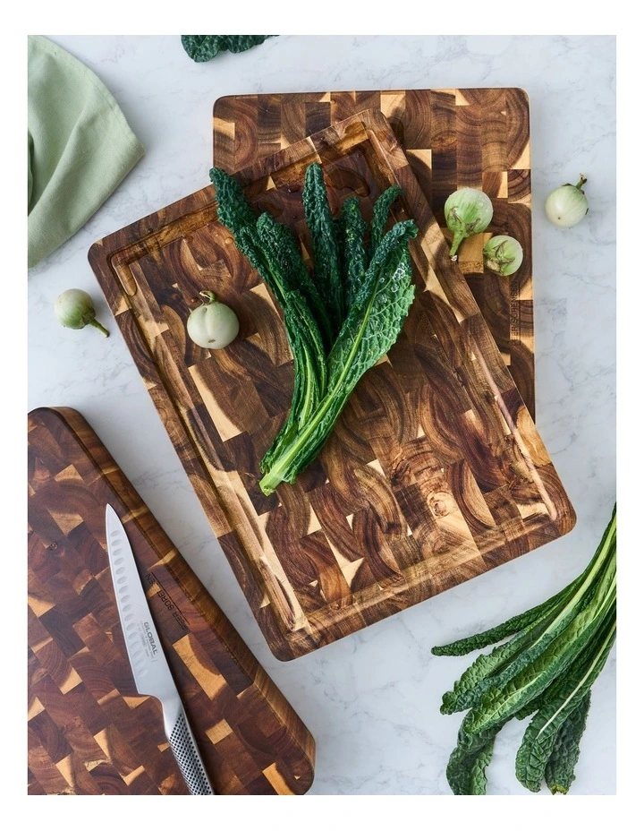 End Grain Cutting Board with Juice Groove 50.5x36x3.3cm image 7