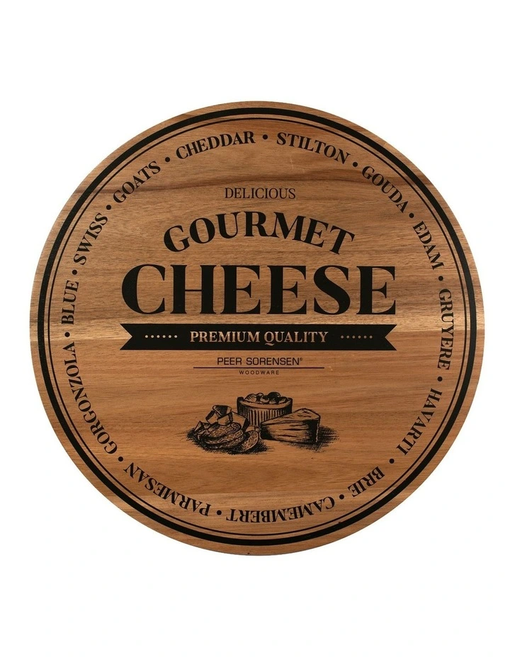 Round Cheese Serving Board 40x40x2cm image 2