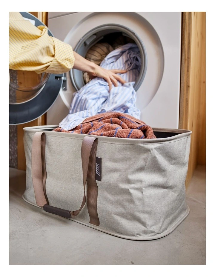 Hold-All Laundry Basket in Ecru image 3