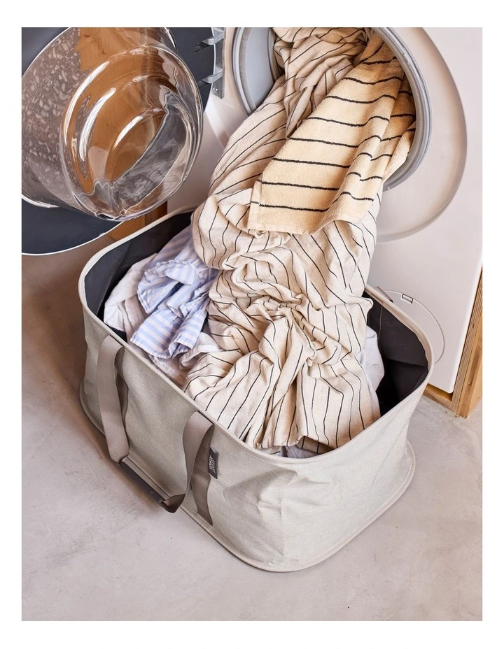 Hold-All Laundry Basket in Ecru image 4