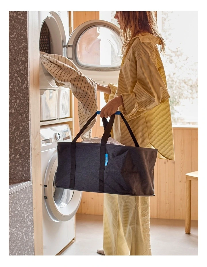 Hold-All Laundry Basket in Carbon Black image 2