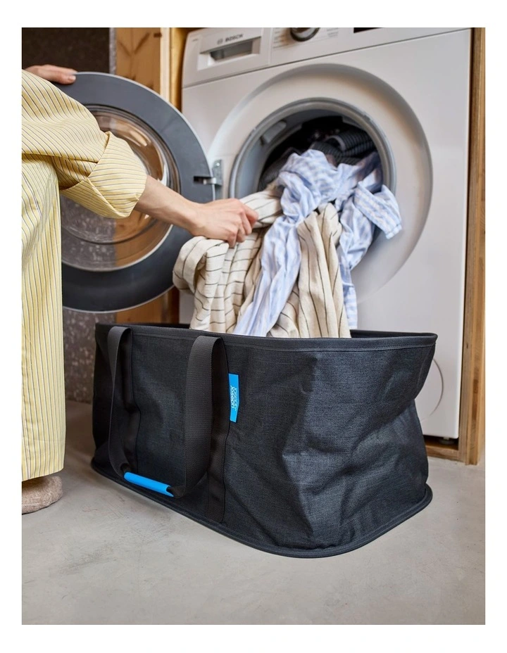 Hold-All Laundry Basket in Carbon Black image 3