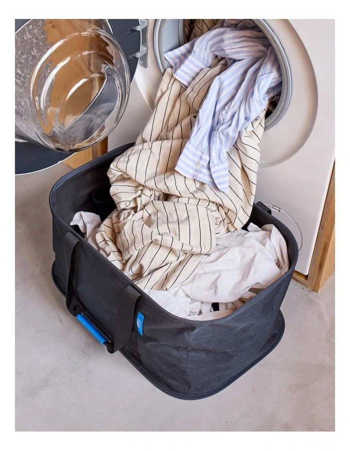 Hold-All Laundry Basket in Carbon Black image 4
