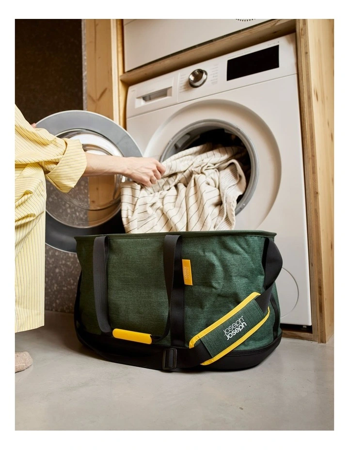 Hold-All Outdoor Laundry Basket 45L in Green image 3