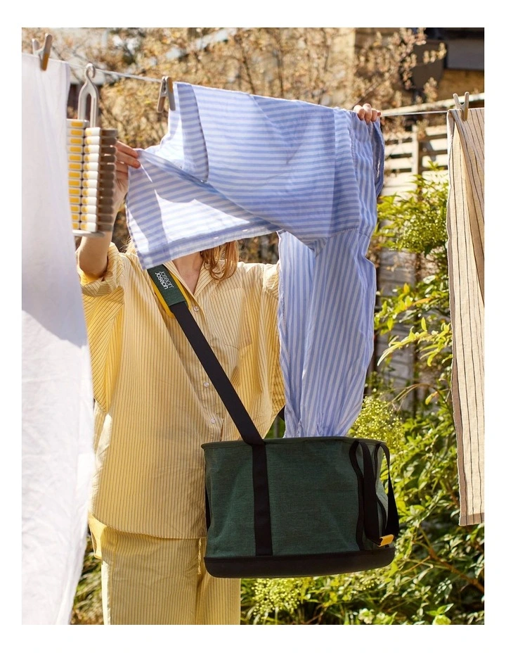 Hold-All Outdoor Laundry Basket 45L in Green image 5