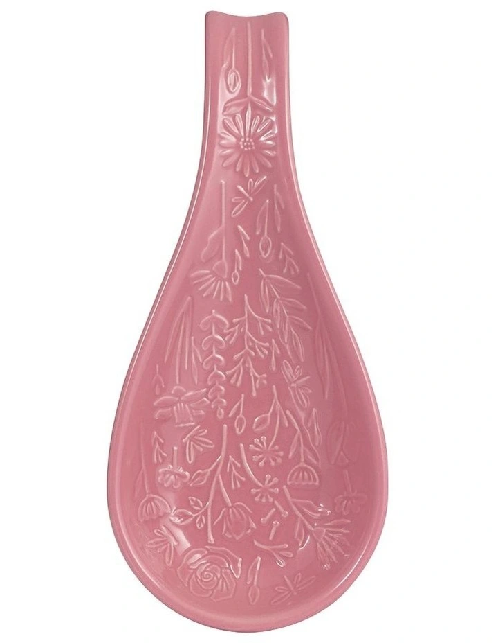 The Meadow Spoon Rest 27 x 12 x 3.8cm in Pink image 1