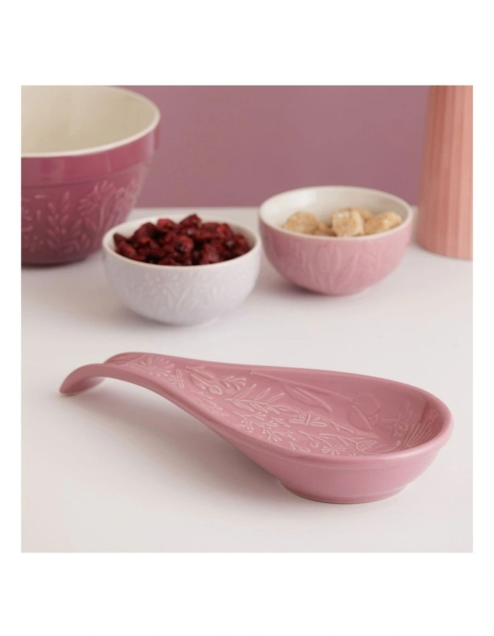 The Meadow Spoon Rest 27 x 12 x 3.8cm in Pink image 2