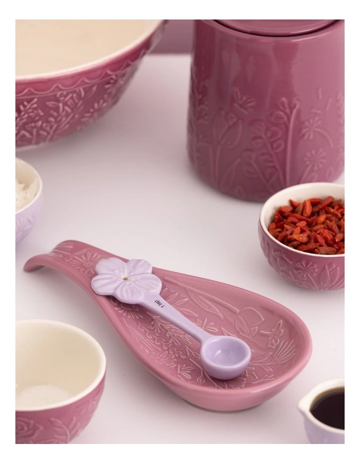 The Meadow Spoon Rest 27 x 12 x 3.8cm in Pink image 3