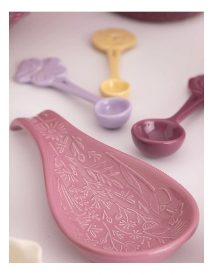 The Meadow Spoon Rest 27 x 12 x 3.8cm in Pink image 4