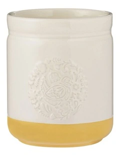Home To Roost Utensil Pot in Cream