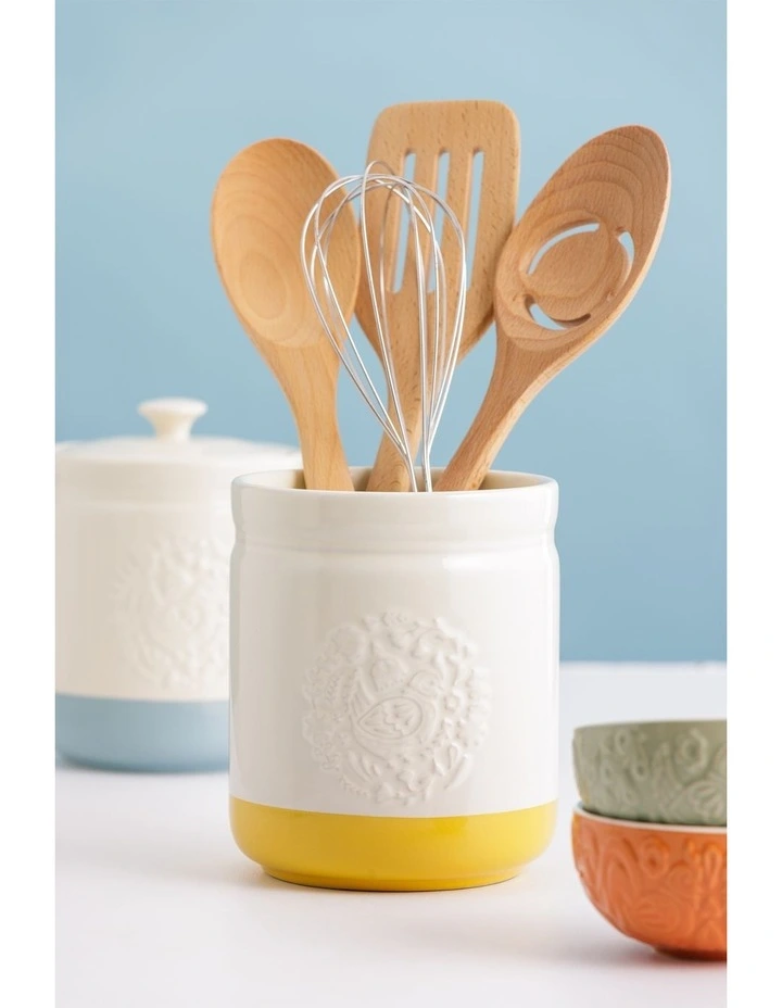 Home To Roost Utensil Pot in Cream image 3