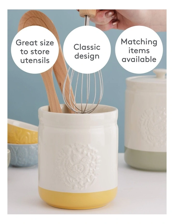 Home To Roost Utensil Pot in Cream image 6