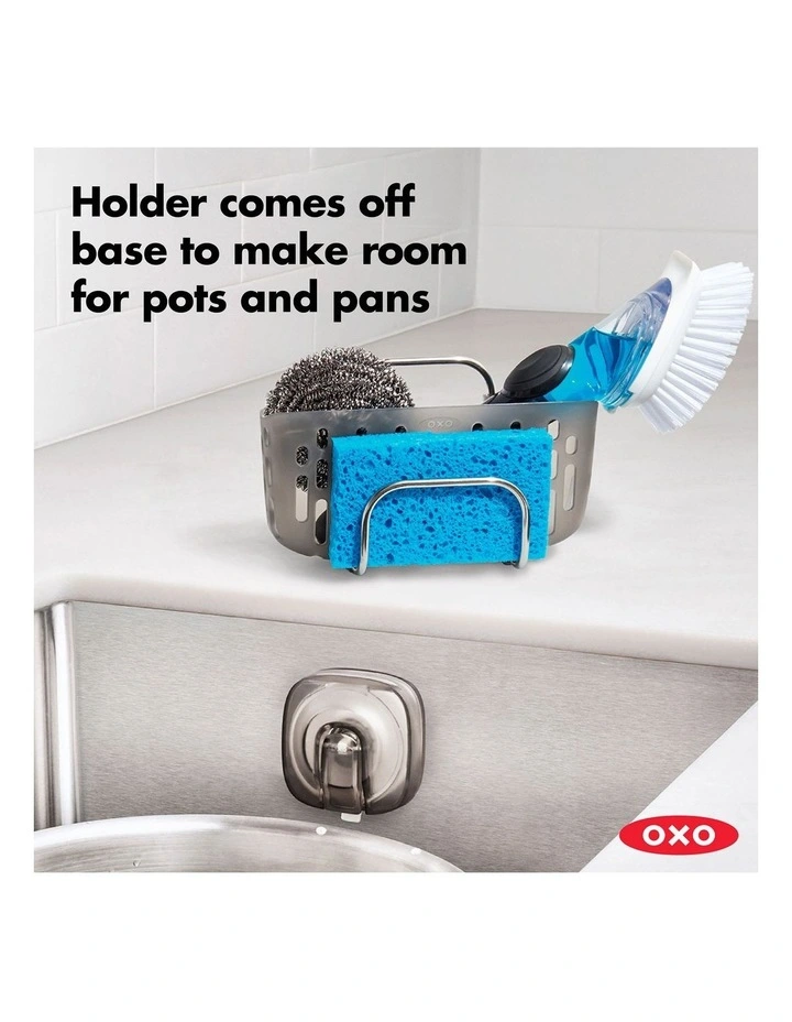 StrongHold Suction Sink Caddy in Silver image 3