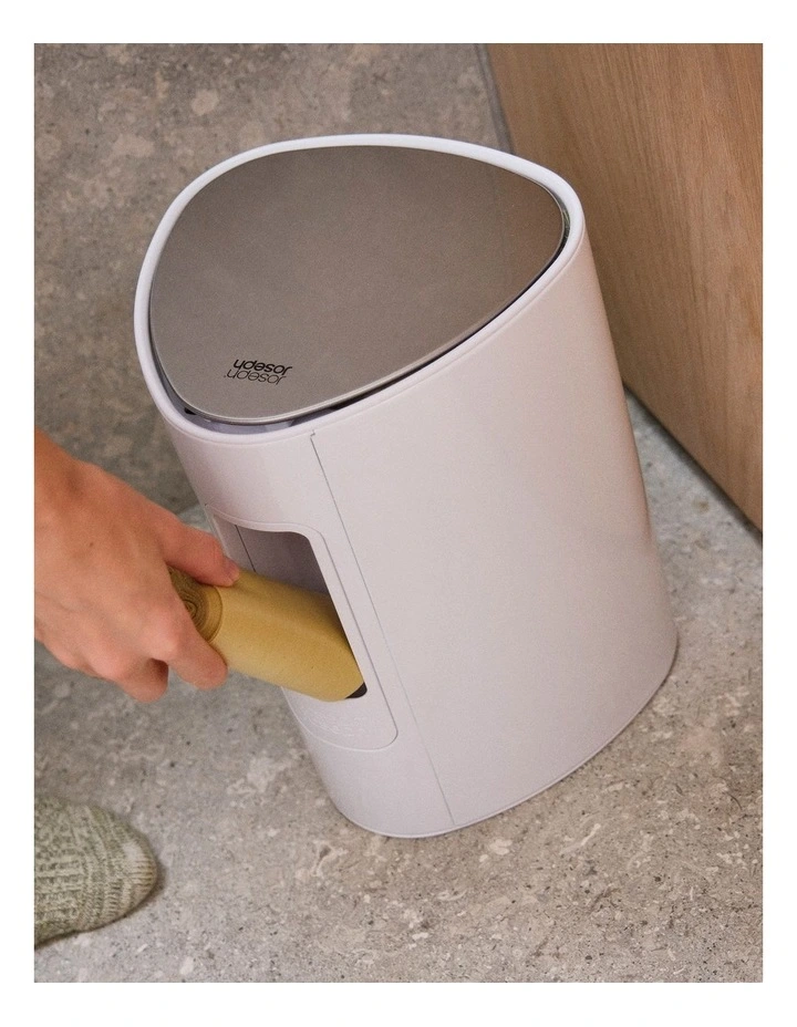 EasyStore 5L Bathroom Bin Gloss White image 3