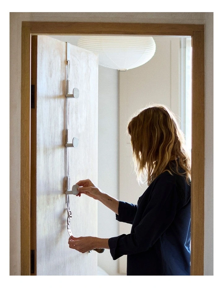 Orderly Over Door Storage in Grey image 2