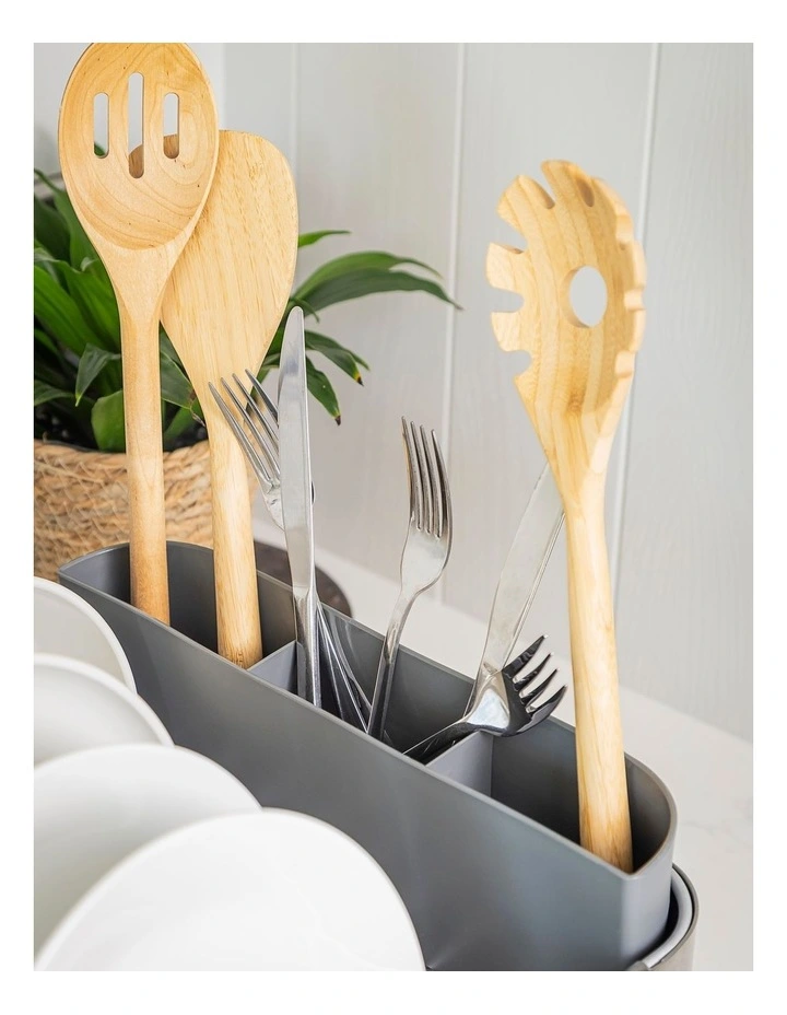 Compact Dish Drying Rack in Grey image 4