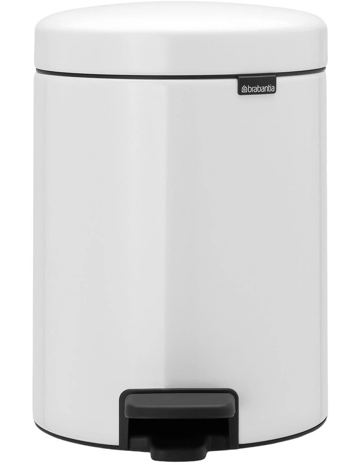 Pedal Bin NewICON 5L White image 1