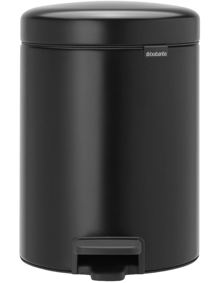 Pedal Bin NewICON 5L Matt Black image 1