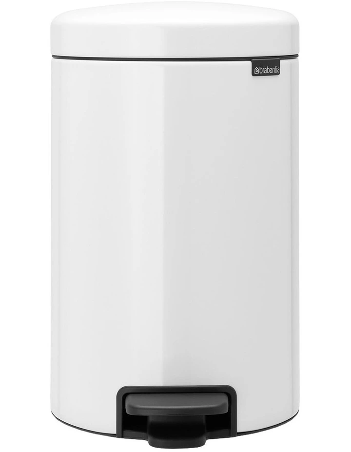 Pedal Bin NewICON 12L White image 1