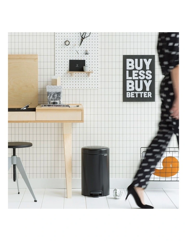 Pedal Bin NewICON 12L Matt Black image 4